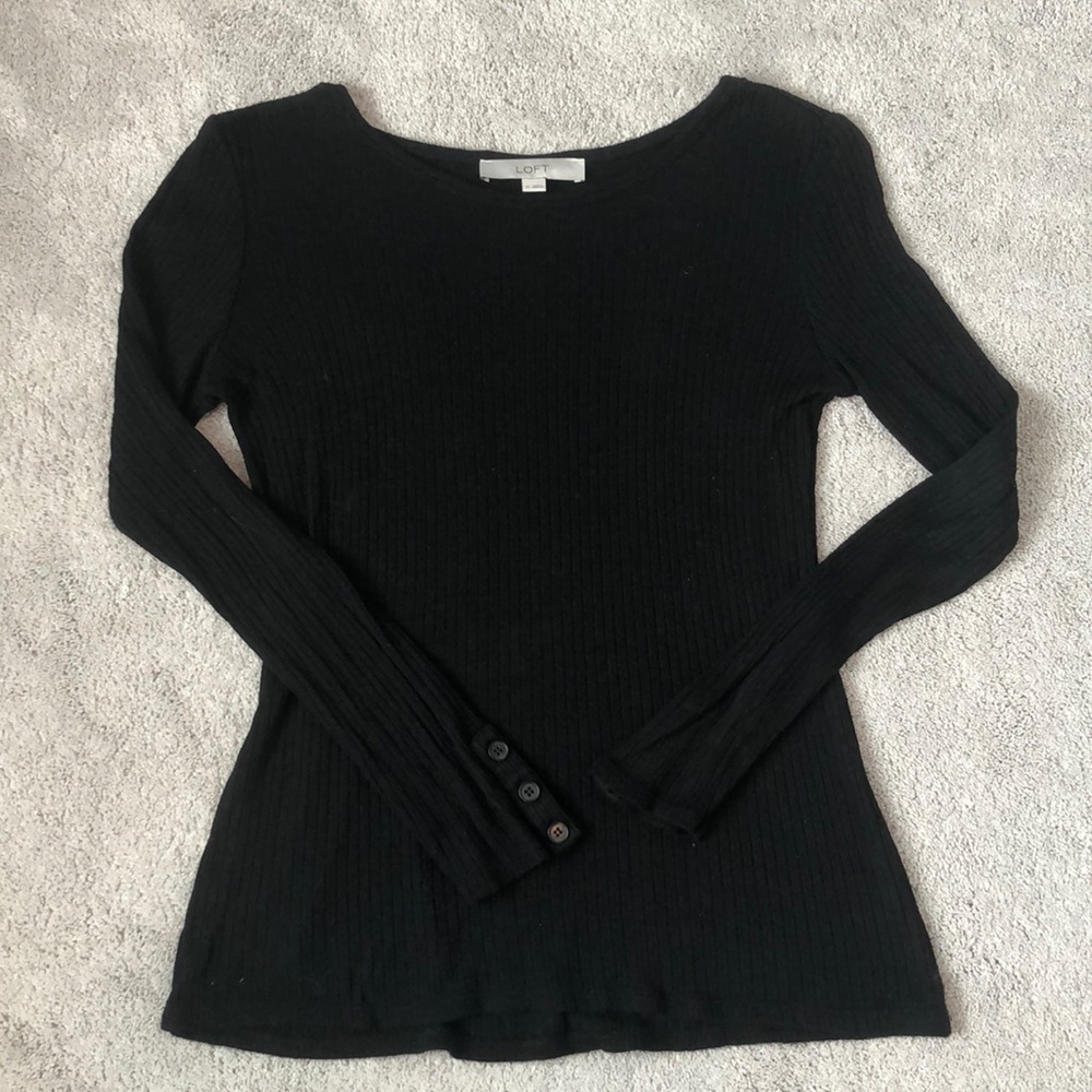 Ribbed Long Sleeve Shirt
